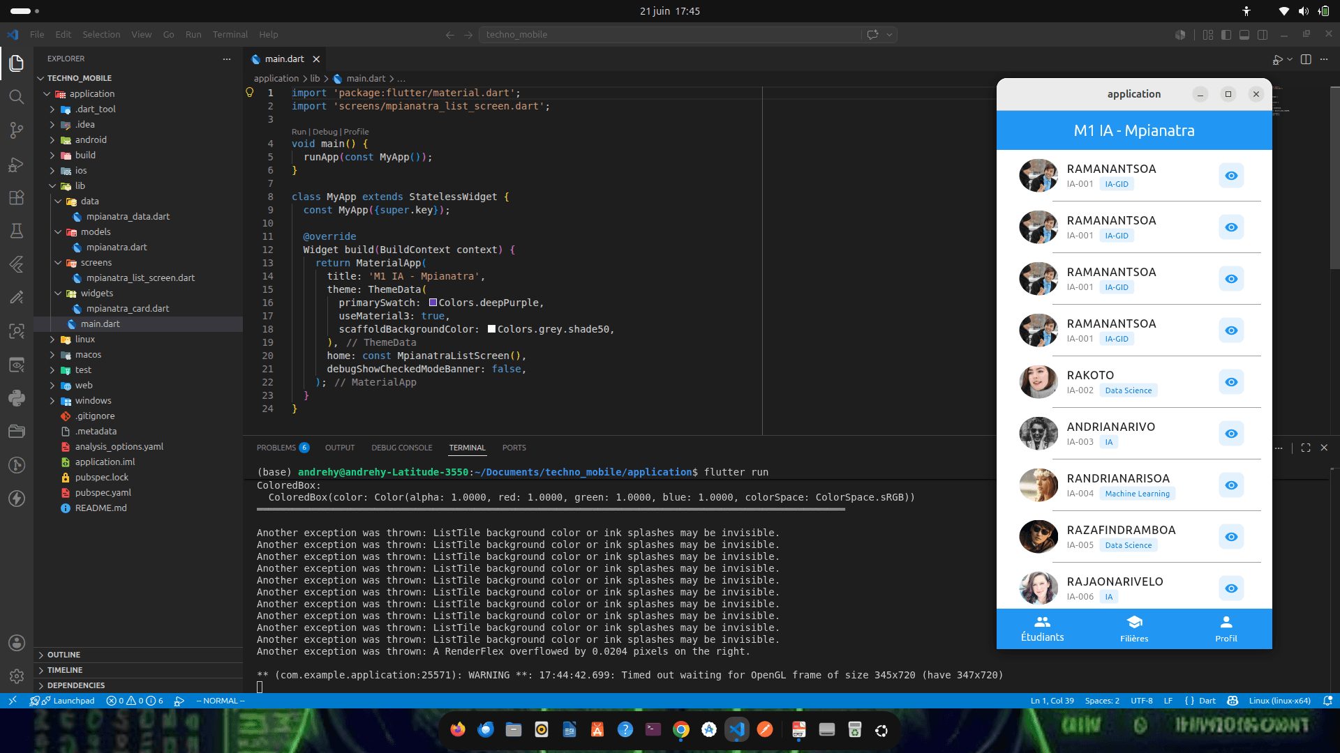 Flutter ListView Demo