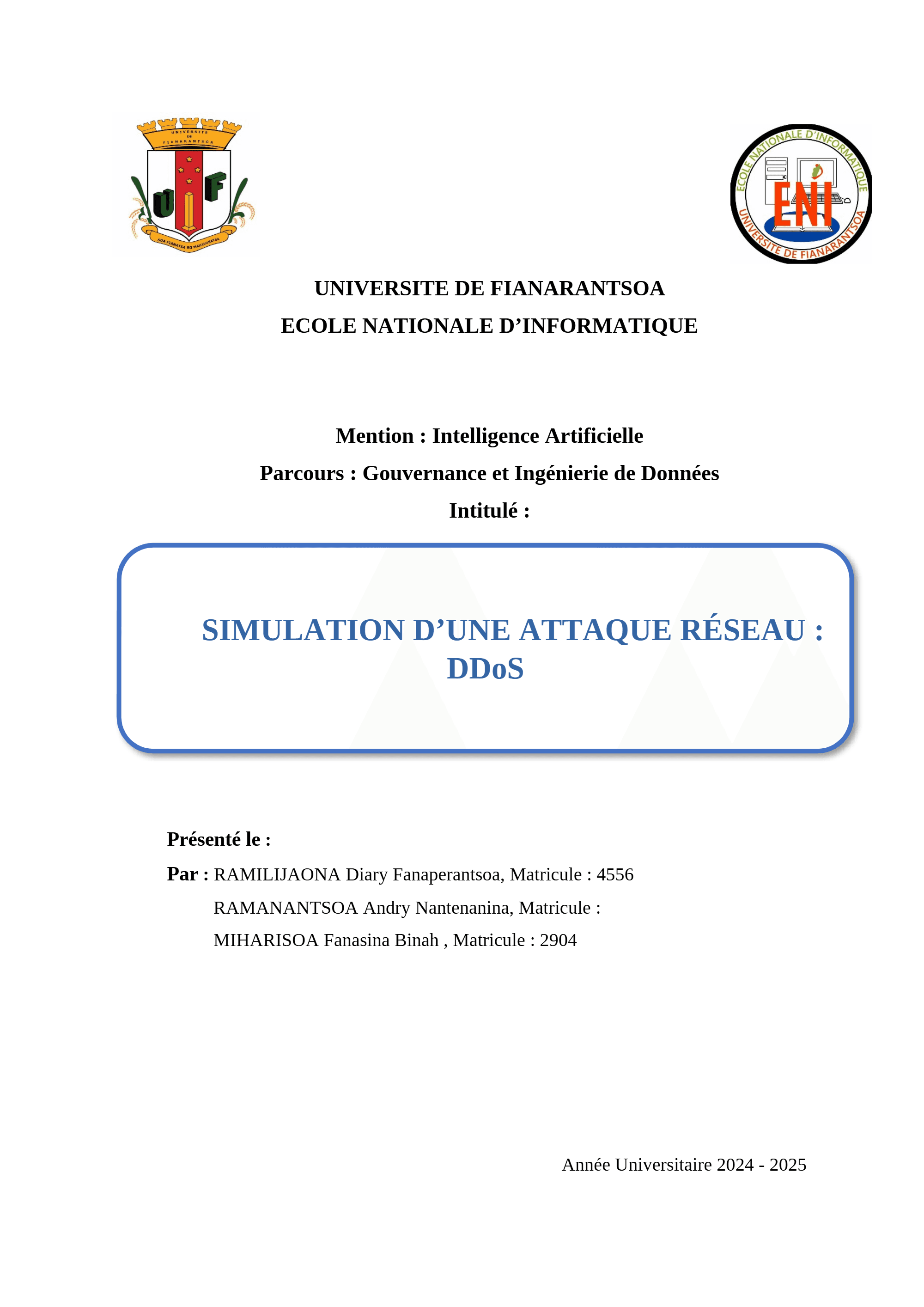 Simulation d’attaque DDoS sous Linux Debian et Kali