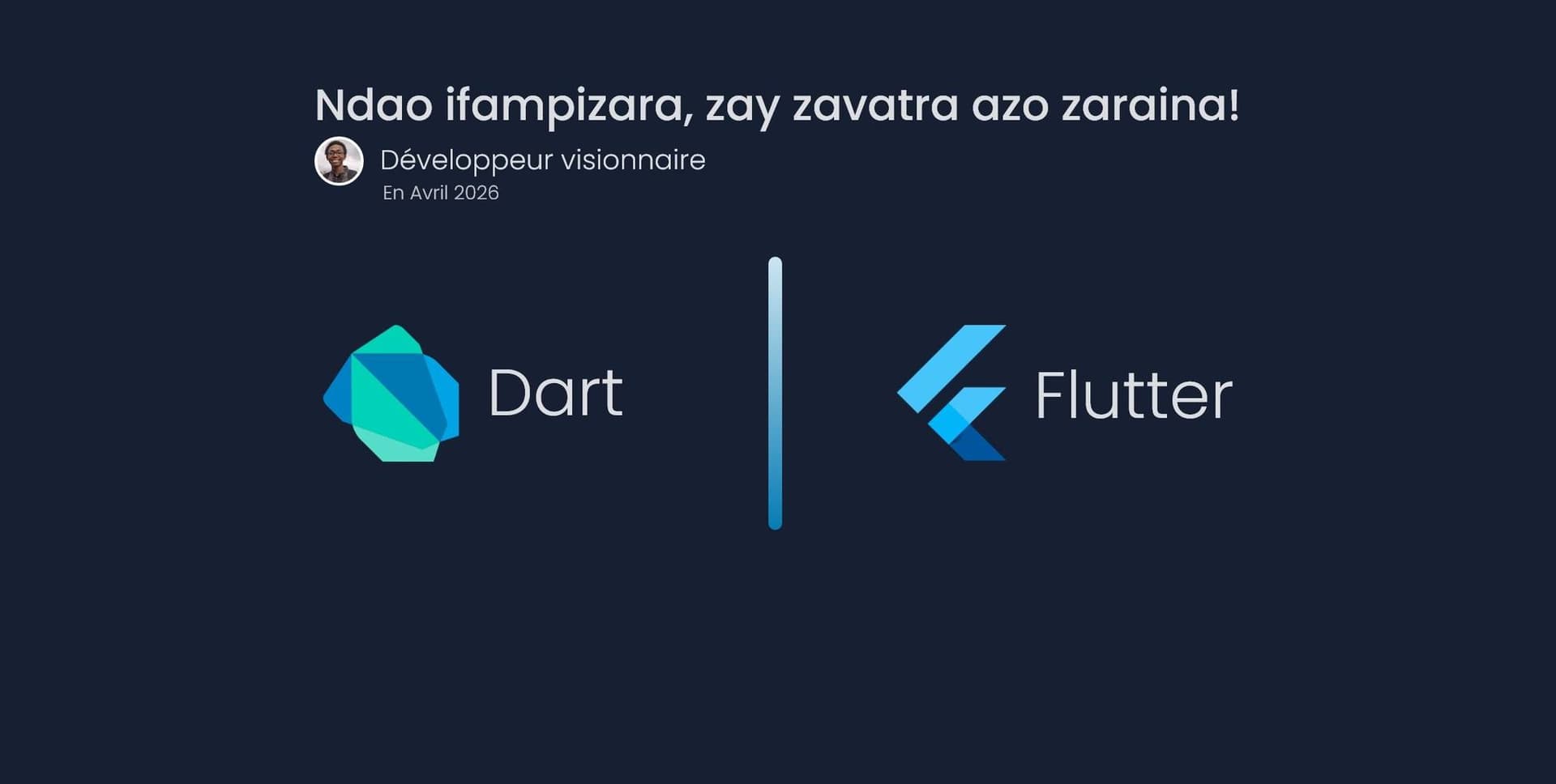 Aperçu du stage - Dev Visionnaire